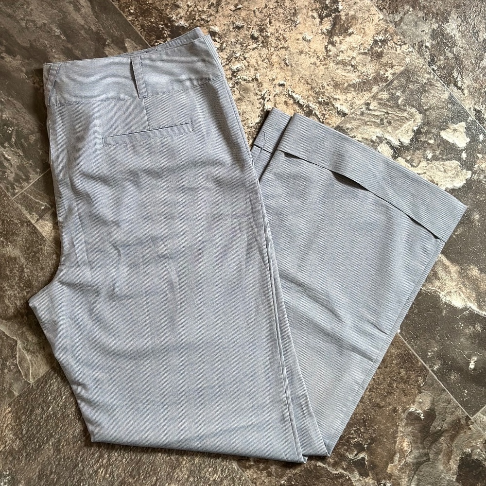 NWOT! Grey pinstripe dress pants